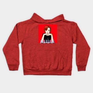 the talented beth harmon Kids Hoodie